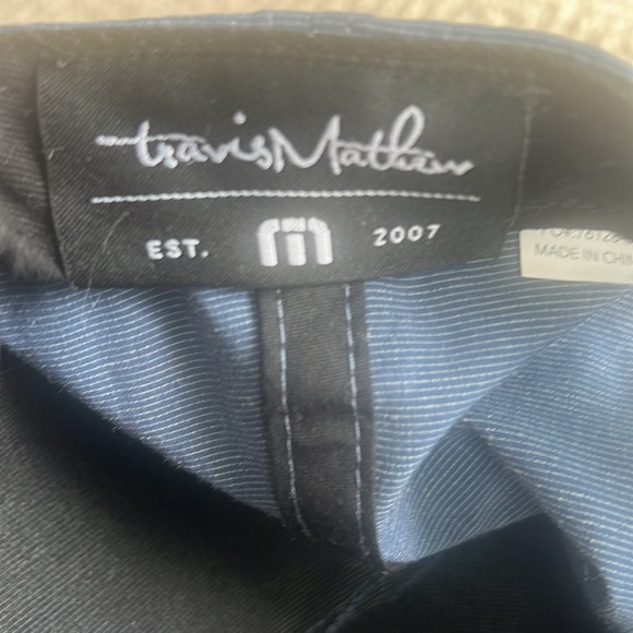 Travis Matthew Men’s Blue Hawthorne Adjustable Hat - Picture 3 of 4